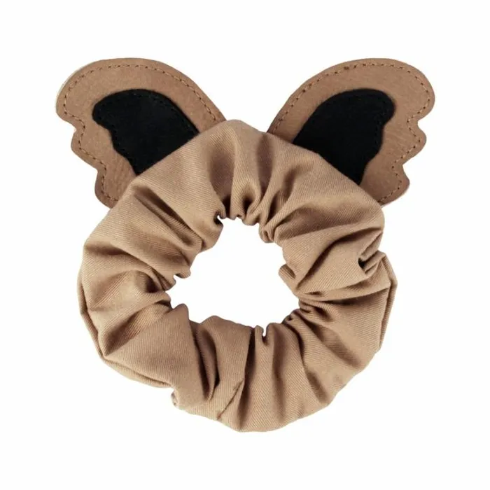 Donsje Amsterdam Hair Accessories Girls Polly Hair Scrunchie Truffle Nubuck