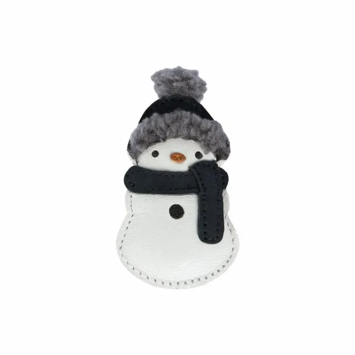 Donsje Amsterdam Hair Accessories Girls Wonda Hairclip Off White Leather
