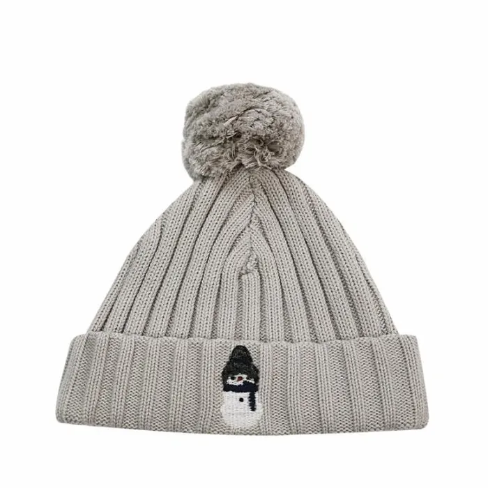 Donsje Amsterdam Hats and Mittens Girls Gissa Hat Soft Grey