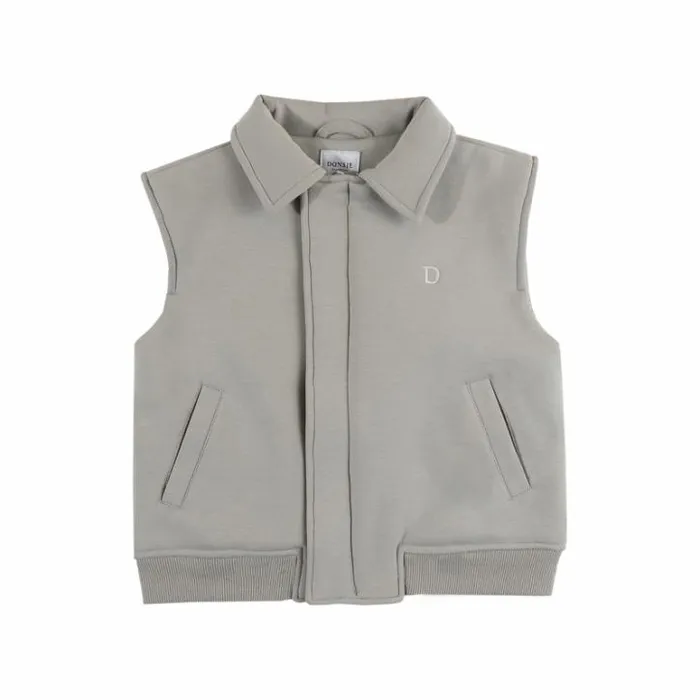 Donsje Amsterdam Jackets and Gilets Baby Druun Gilet Dusty Green