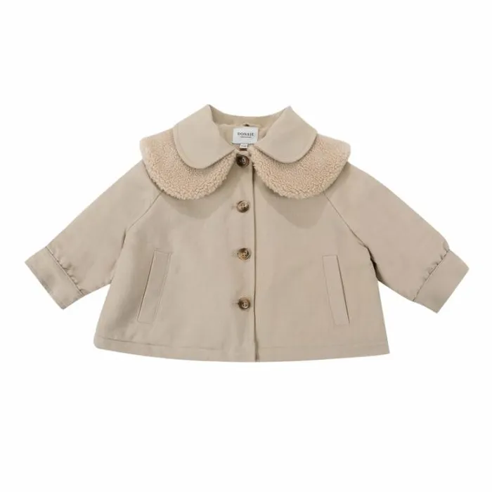 Donsje Amsterdam Jackets and Gilets Baby Gigi Jacket Soft Taupe