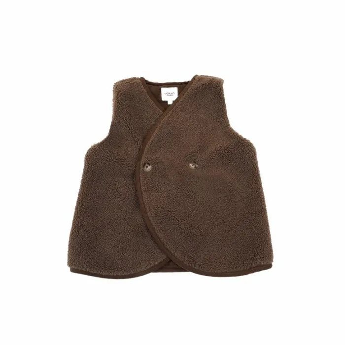 Donsje Amsterdam Jackets and Gilets Baby Monty Gilet Brown