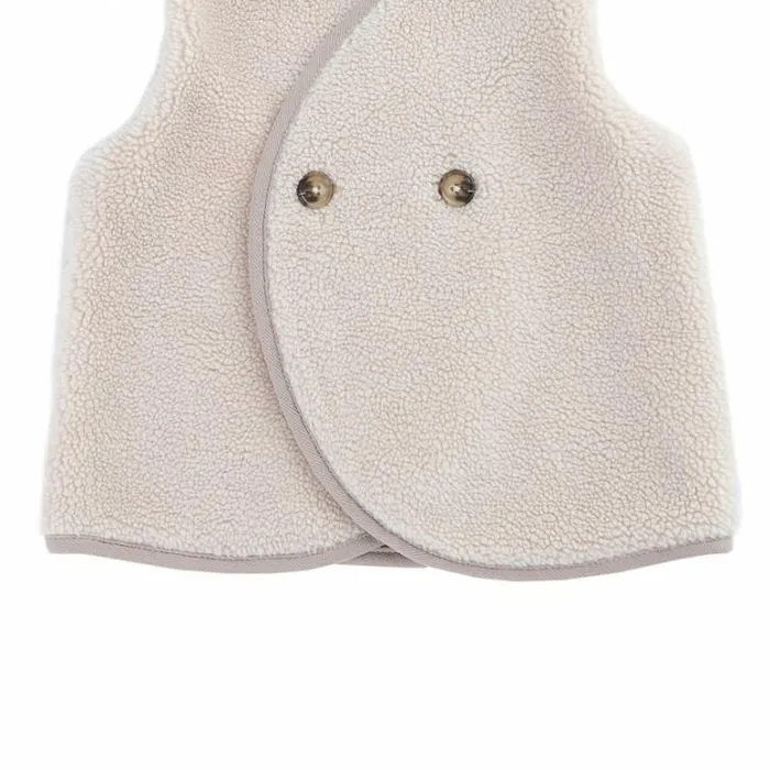 Donsje Amsterdam Jackets and Gilets Baby Monty Gilet Soft Powder