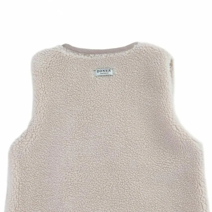 Donsje Amsterdam Jackets and Gilets Baby Monty Gilet Soft Powder