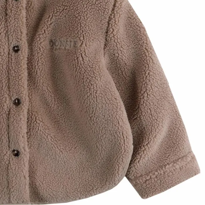 Donsje Amsterdam Jackets and Gilets Baby Thom Overshirt Hazelnut