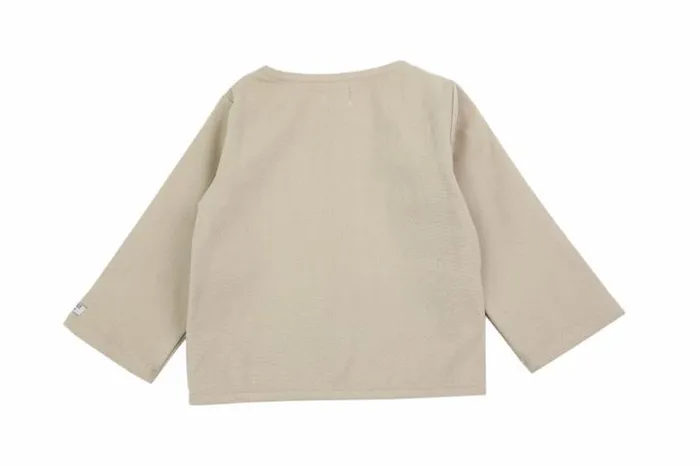 Donsje Amsterdam Jackets and Gilets Baby Tup Cardigan Sand Stone