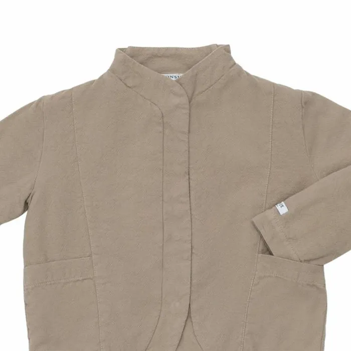 Donsje Amsterdam Jackets and Gilets Boys Beushe Jacket Light Taupe