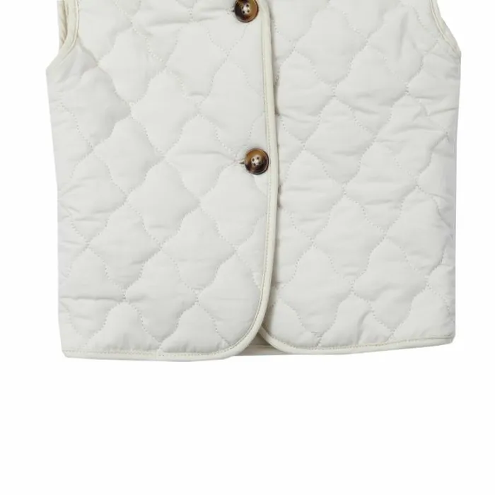 Donsje Amsterdam Jackets and Gilets Boys Blom Gilet Sand
