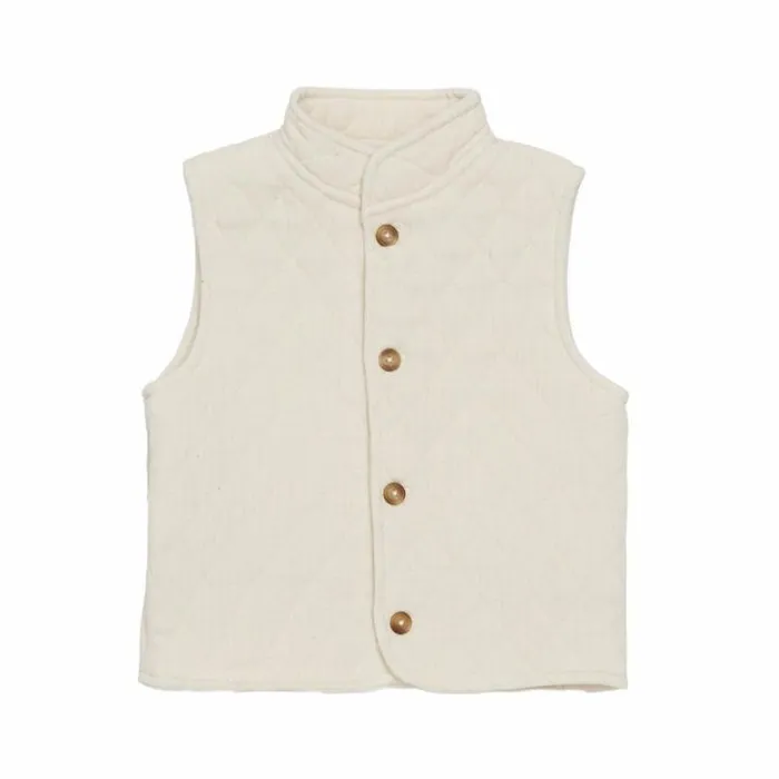 Donsje Amsterdam Jackets and Gilets Boys Brieck Waistcoat Warm White