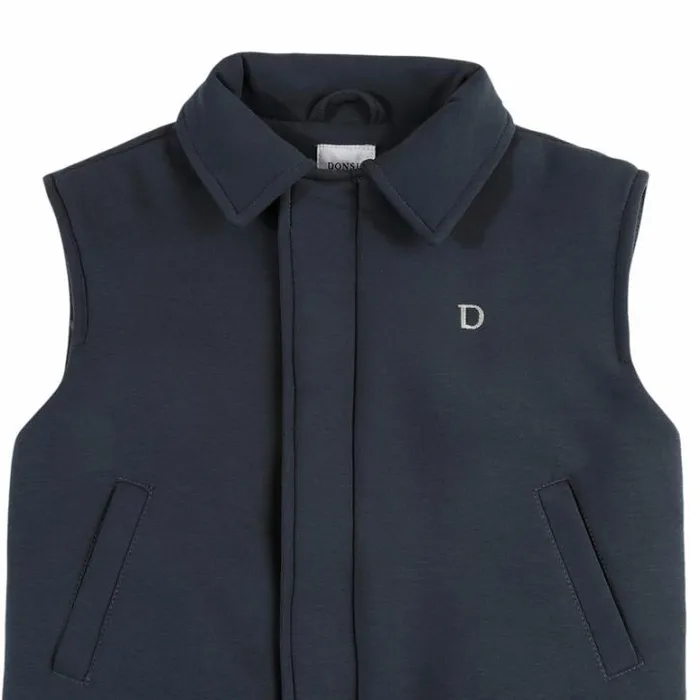 Donsje Amsterdam Jackets and Gilets Boys Druun Gilet Stone Grey