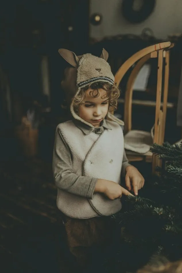 Donsje Amsterdam Jackets and Gilets Boys Monty Gilet Beige