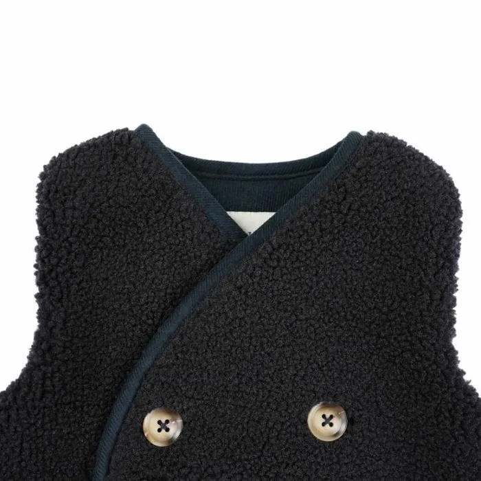 Donsje Amsterdam Jackets and Gilets Boys Monty Gilet Dark Marine