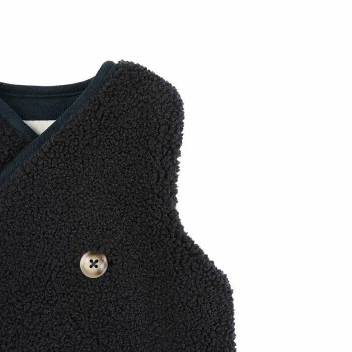Donsje Amsterdam Jackets and Gilets Boys Monty Gilet Dark Marine