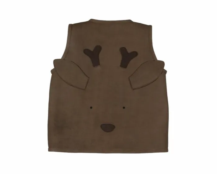 Donsje Amsterdam Jackets and Gilets Boys Noa Gilet Hazelnut Nubuck