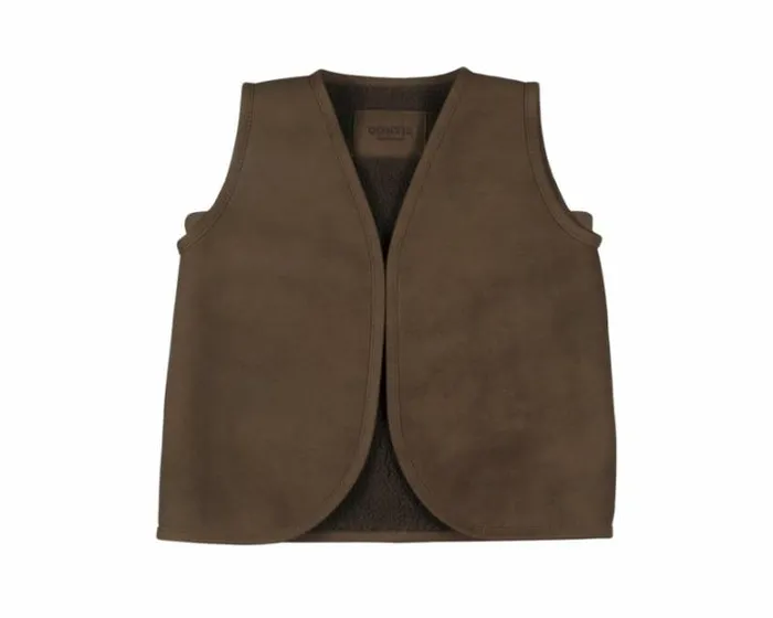 Donsje Amsterdam Jackets and Gilets Boys Noa Gilet Hazelnut Nubuck