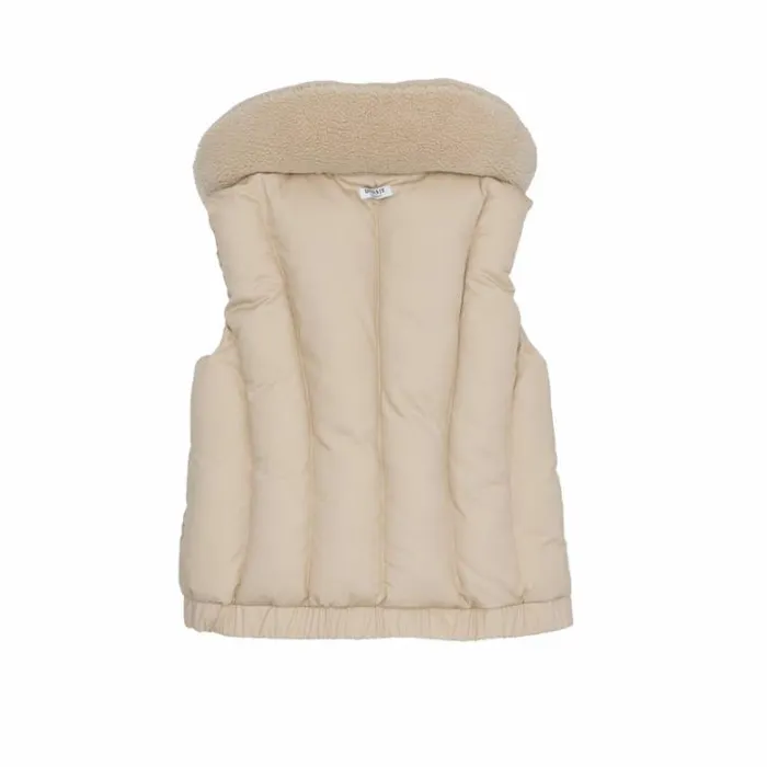 Donsje Amsterdam Jackets and Gilets Boys Regu Bodywarmer Soft Taupe