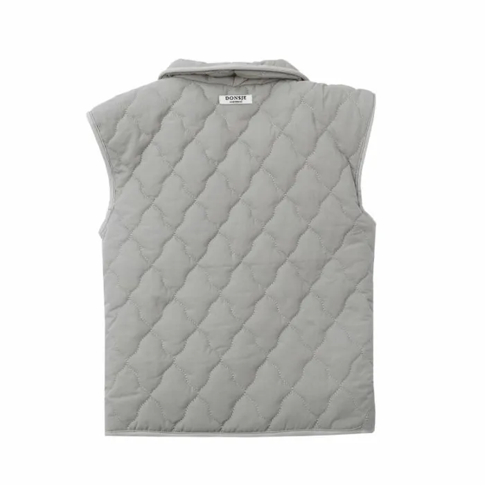 Donsje Amsterdam Jackets and Gilets Girls Blom Gilet Stone Grey