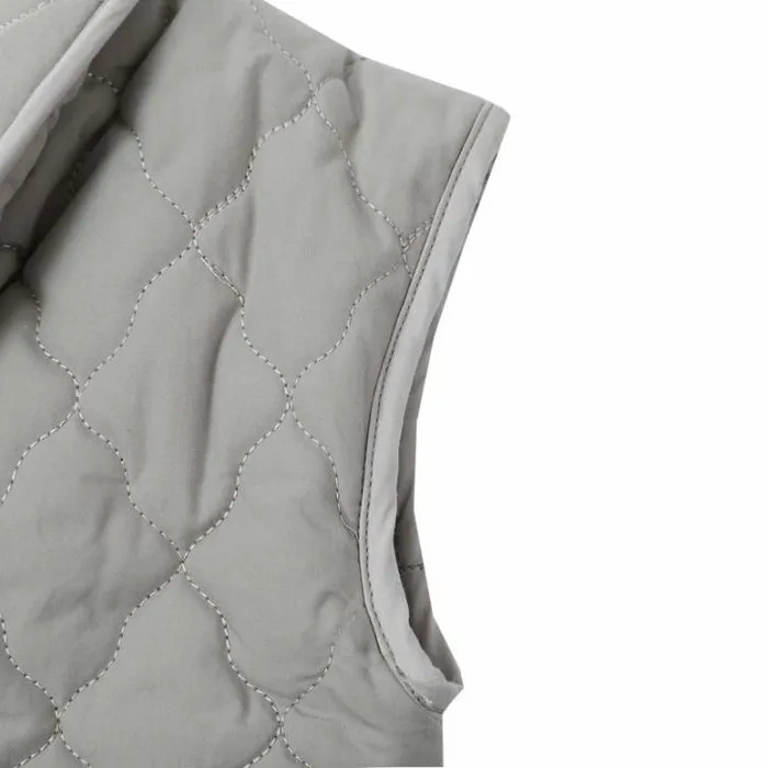 Donsje Amsterdam Jackets and Gilets Girls Blom Gilet Stone Grey