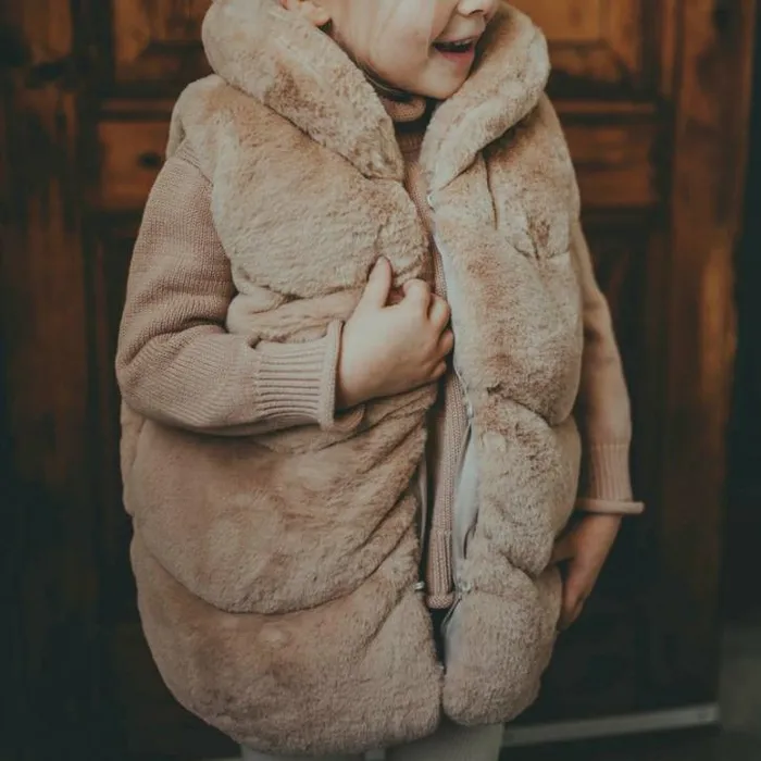 Donsje Amsterdam Jackets and Gilets Girls Jane Bodywarmer Warm Teddy
