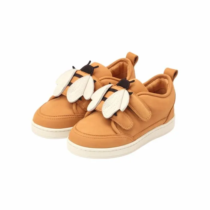 Donsje Amsterdam Low Shoes Boys Kien Sneakers Toffee Nubuck