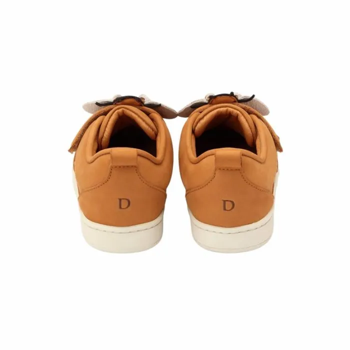 Donsje Amsterdam Low Shoes Boys Kien Sneakers Toffee Nubuck