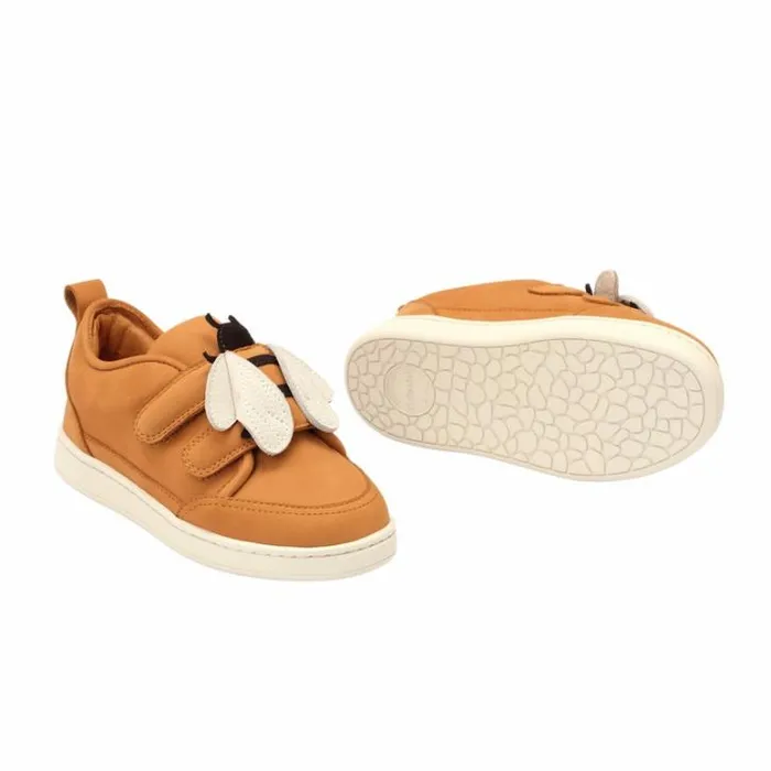 Donsje Amsterdam Low Shoes Boys Kien Sneakers Toffee Nubuck