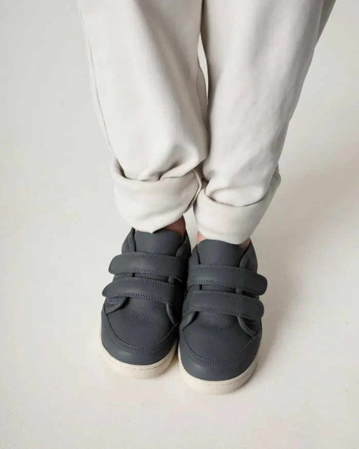 Donsje Amsterdam Low Shoes Boys Rian Sneakers Stellar Blue Leather