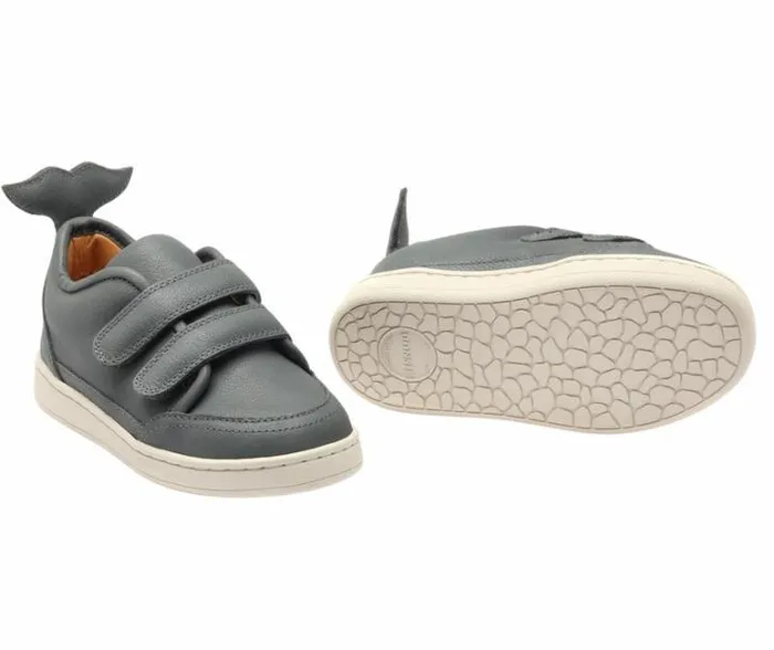Donsje Amsterdam Low Shoes Boys Rian Sneakers Stellar Blue Leather