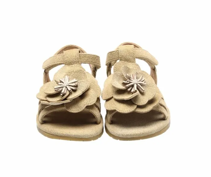 Donsje Amsterdam Sandals Girls Iles Fields Sandals Truffle Metallic Leather