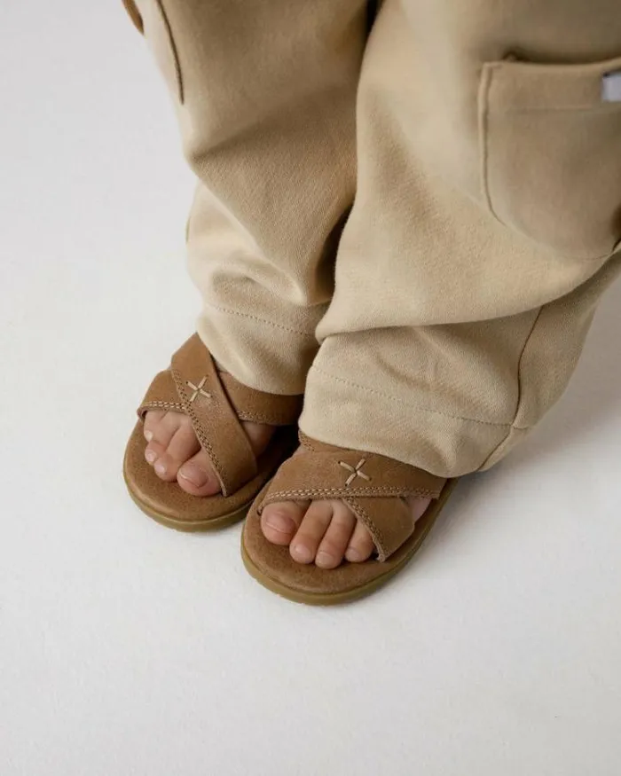 Donsje Amsterdam Sandals Girls Otis Sandals Truffle Leather