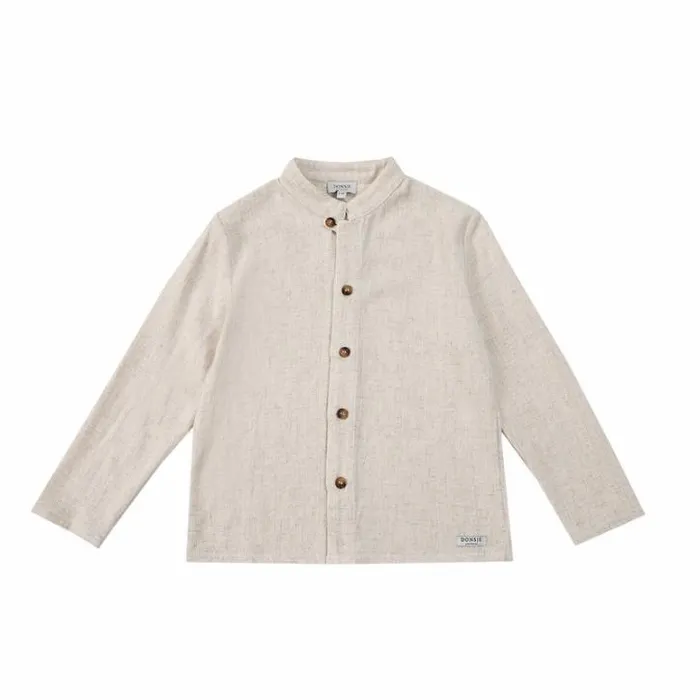 Donsje Amsterdam Shirts and Blouses Baby Jaims Shirt Warm White Melange