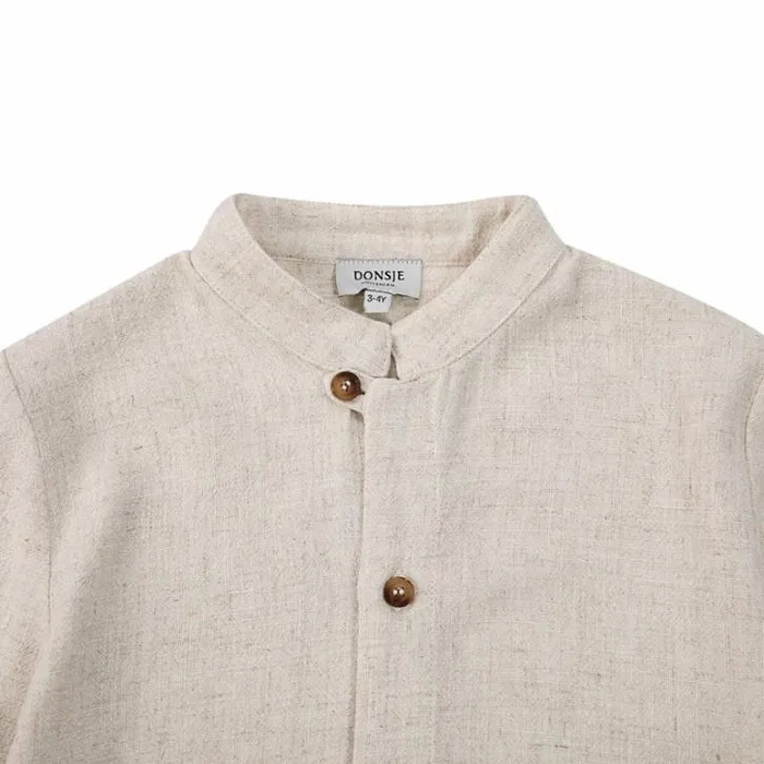 Donsje Amsterdam Shirts and Blouses Baby Jaims Shirt Warm White Melange