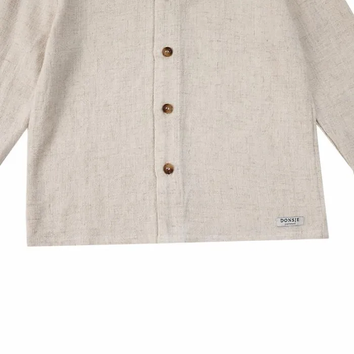 Donsje Amsterdam Shirts and Blouses Baby Jaims Shirt Warm White Melange
