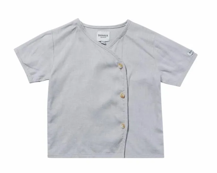 Donsje Amsterdam Shirts and Blouses Baby Roobs Blouse Sky Grey