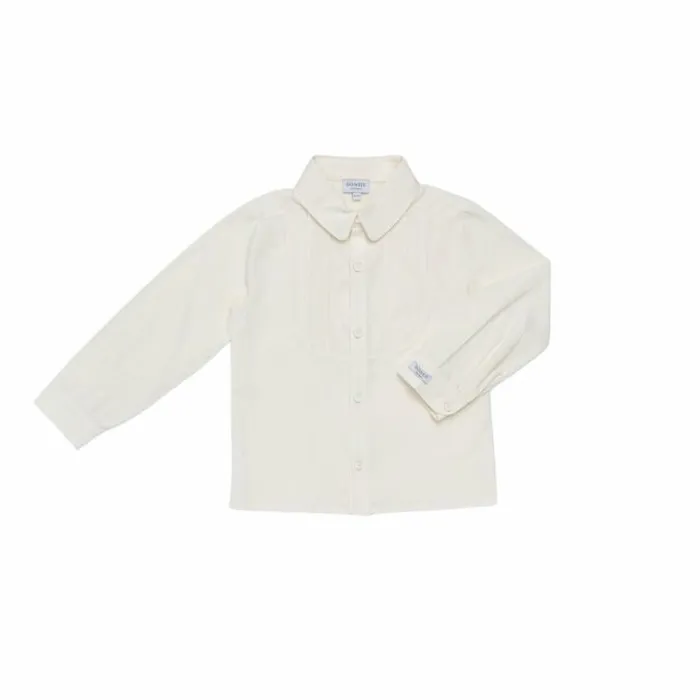 Donsje Amsterdam Shirts and Blouses Boys Pagea Tuxedo Shirt Off White