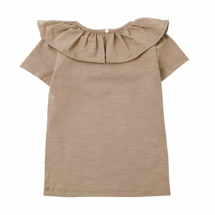 Donsje Amsterdam Shirts and Blouses Girls Addie Top Light Brown