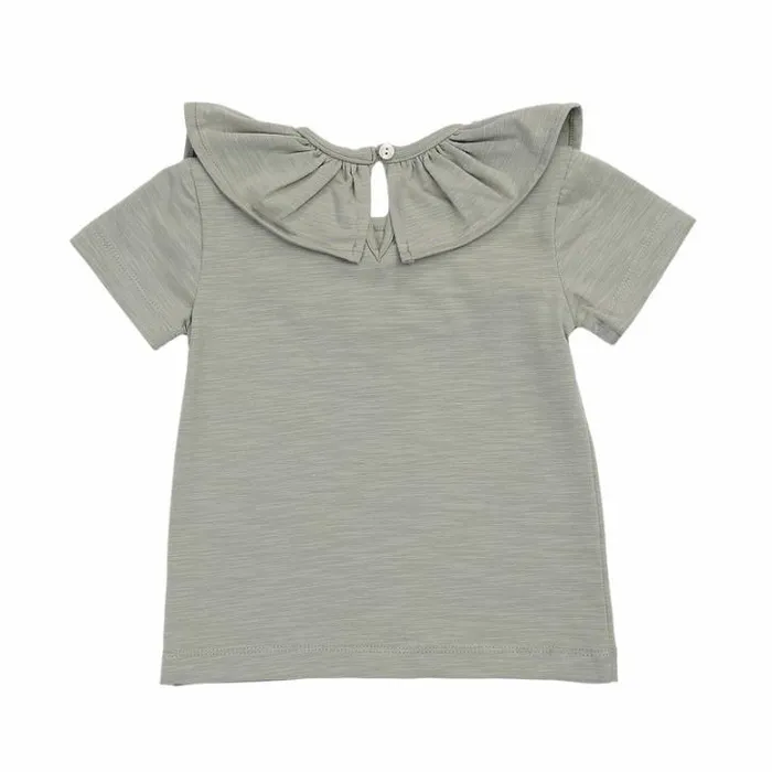 Donsje Amsterdam Shirts and Blouses Girls Adeline Shirt Sage