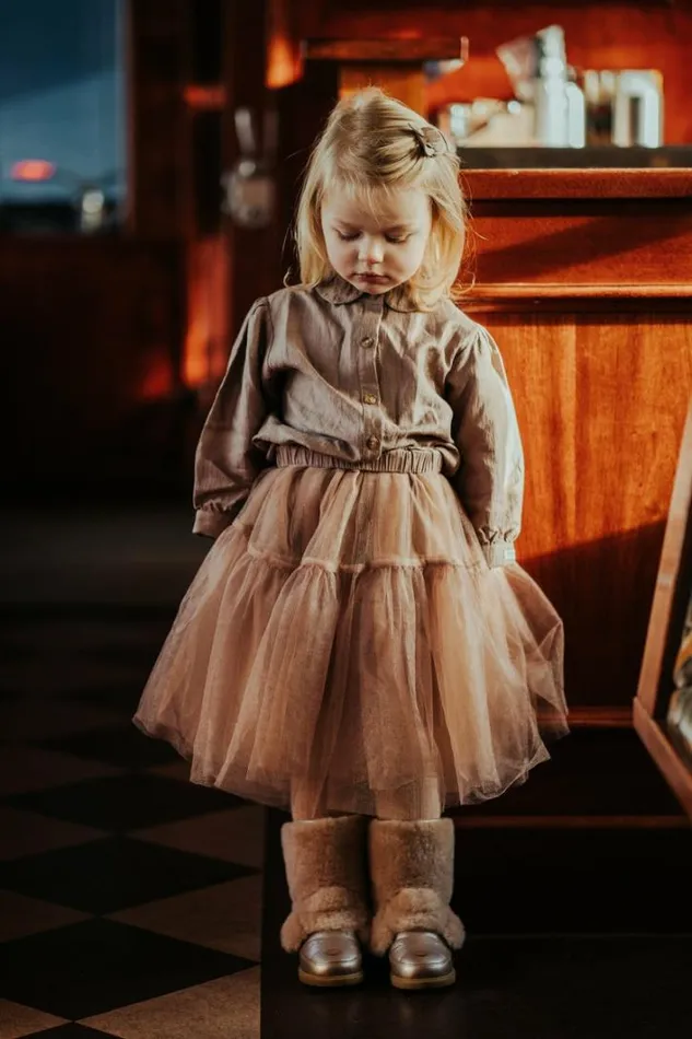 Donsje Amsterdam Shirts and Blouses Girls Ister Blouse Grey Violet