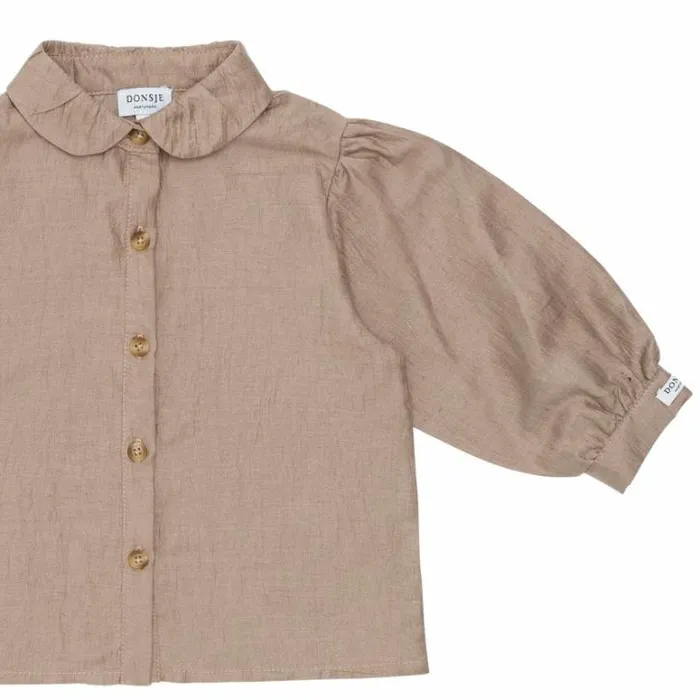 Donsje Amsterdam Shirts and Blouses Girls Ister Blouse Grey Violet