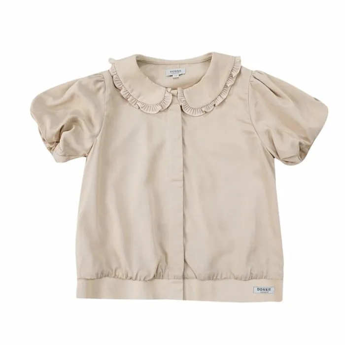 Donsje Amsterdam Shirts and Blouses Girls Licia Blouse Soft Sand