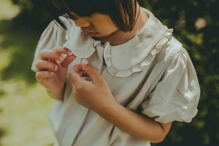 Donsje Amsterdam Shirts and Blouses Girls Licia Blouse Soft Sand
