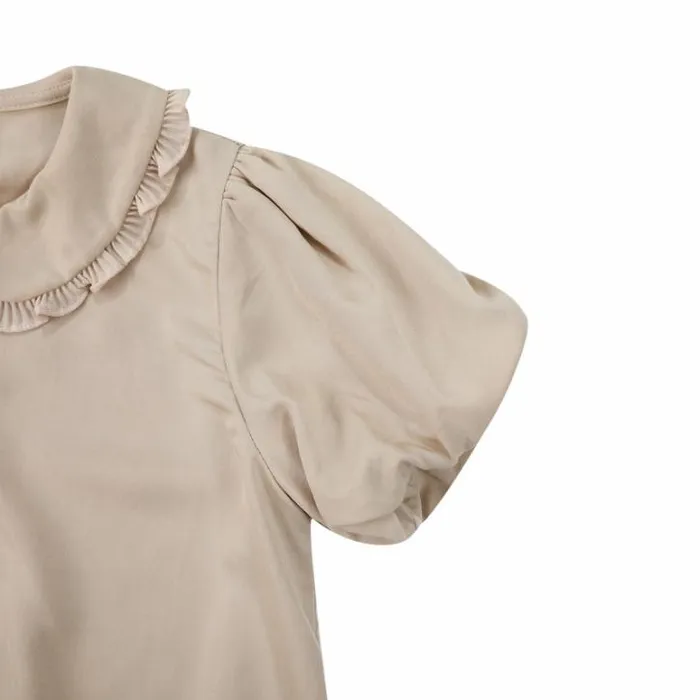 Donsje Amsterdam Shirts and Blouses Girls Licia Blouse Soft Sand