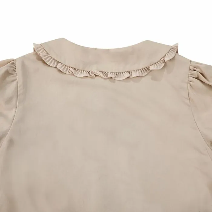 Donsje Amsterdam Shirts and Blouses Girls Licia Blouse Soft Sand