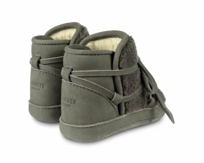 Donsje Amsterdam Shoes Baby Cassi Booties Stone Nubuck