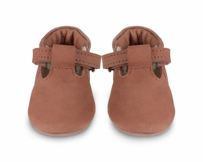 Donsje Amsterdam Shoes Baby Elia Lining Shoes Walnut Nubuck