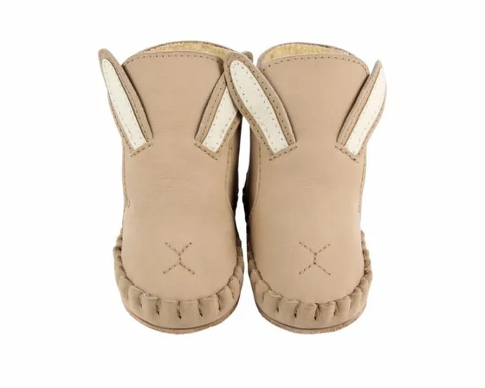 Donsje Amsterdam Shoes Baby Kapi Classic Booties Taupe Nubuck