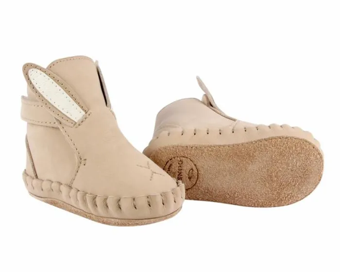 Donsje Amsterdam Shoes Baby Kapi Classic Booties Taupe Nubuck