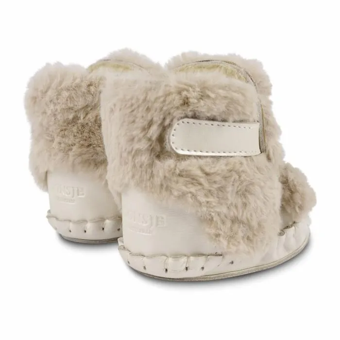 Donsje Amsterdam Shoes Baby Kapi Exclusive Booties Light Beige Soft Faux Fur