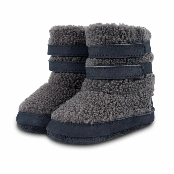 Donsje Amsterdam Shoes Baby Larisso Booties Navy Nubuck