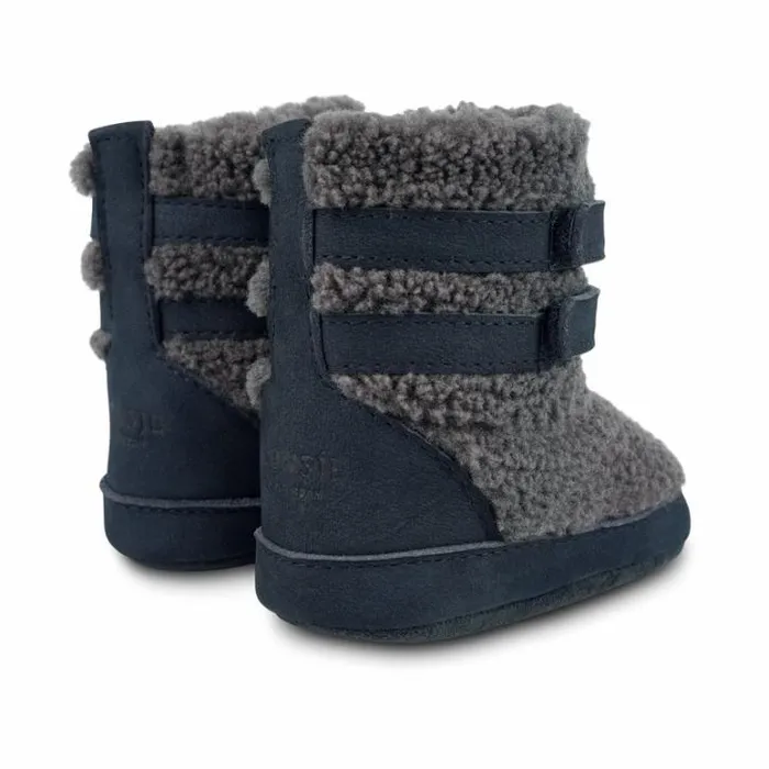 Donsje Amsterdam Shoes Baby Larisso Booties Navy Nubuck